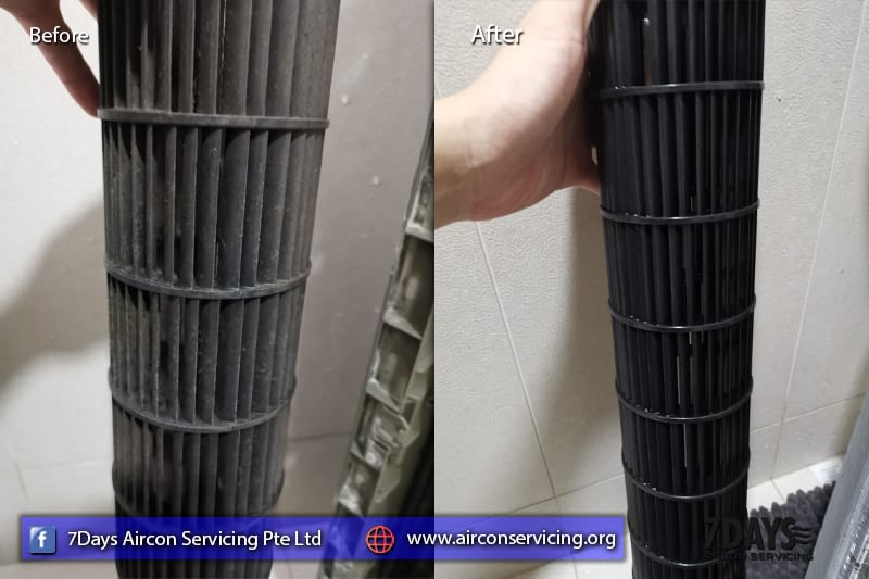cleaning aircon outdoor unit